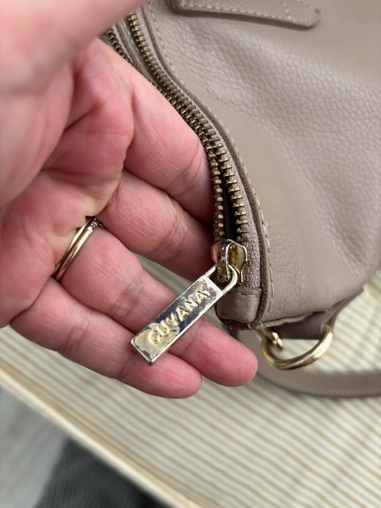 I Cuyana Easy System Double Strap Laptop Tote Tan Crossbody